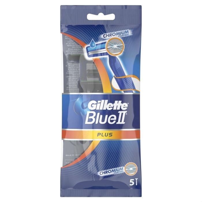 Gillette Станок Blue II Plus станки одноразовые 5шт