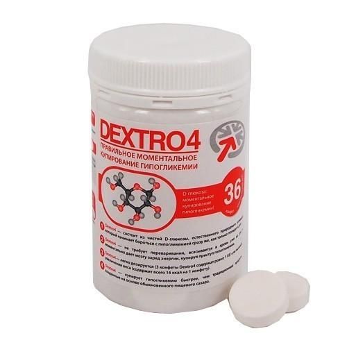 Глюкоза быстродействующая декстро 4 классик, таблетки 4 г, 36 шт. Глюкоза быстродействующая декстро 4 классик, таблетки 4 г, 36 шт.