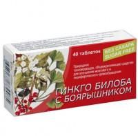 Гинкго билоба с боярышником таблетки, 40 шт. Гинкго билоба с боярышником таблетки, 40 шт.