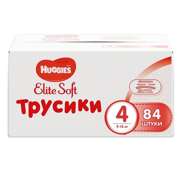 Huggies Трусики Elite Soft 4 9-14кг 84шт