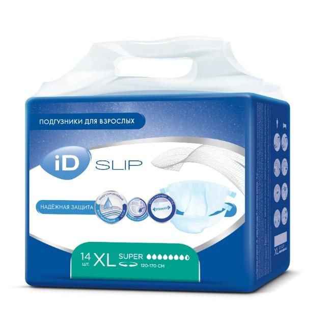 iD Slip подгузники для взрослых XL 14 шт.