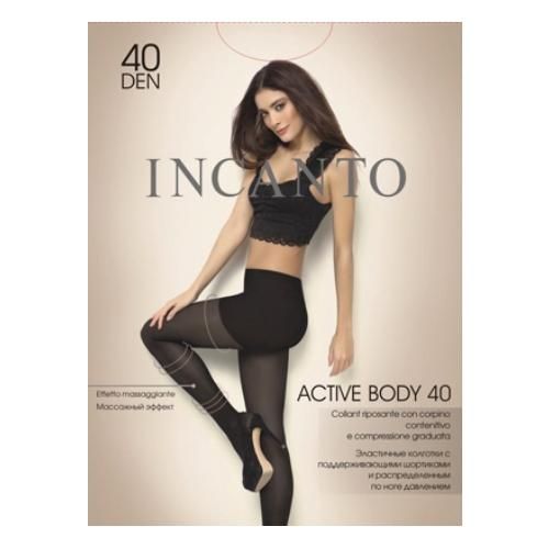 Incanto колготки Active Body 40 den nero размер 5