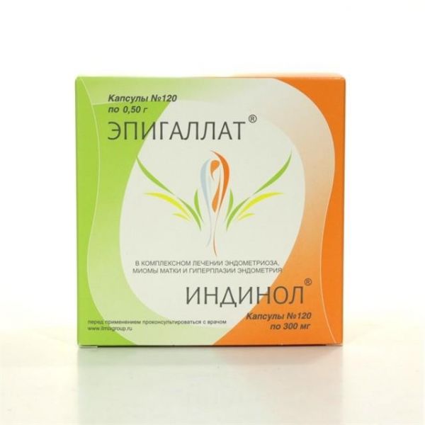 Индинол+эпигаллат капсулы, 120+120 шт. Индинол+эпигаллат капсулы, 120+120 шт.