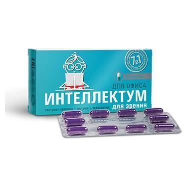 Интеллектум-Зрение капсулы 30 шт. Интеллектум-Зрение капсулы 30 шт.