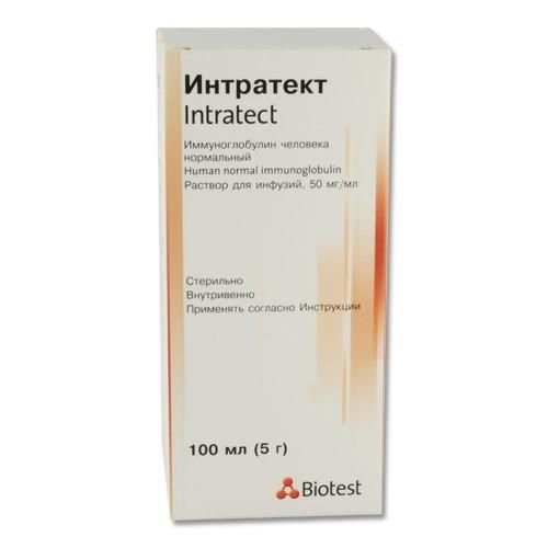 Интратект флаконы 5%, 100 мл Интратект флаконы 5%, 100 мл