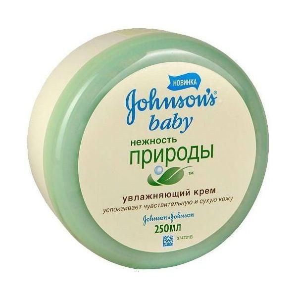 Johnsons Baby крем увлажняющий Нежность природы 250 мл