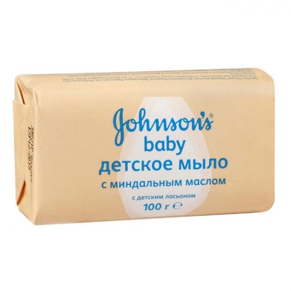 Johnsons Baby мыло детское с миндальным маслом 100 г Johnsons Baby мыло детское с миндальным маслом 100 г