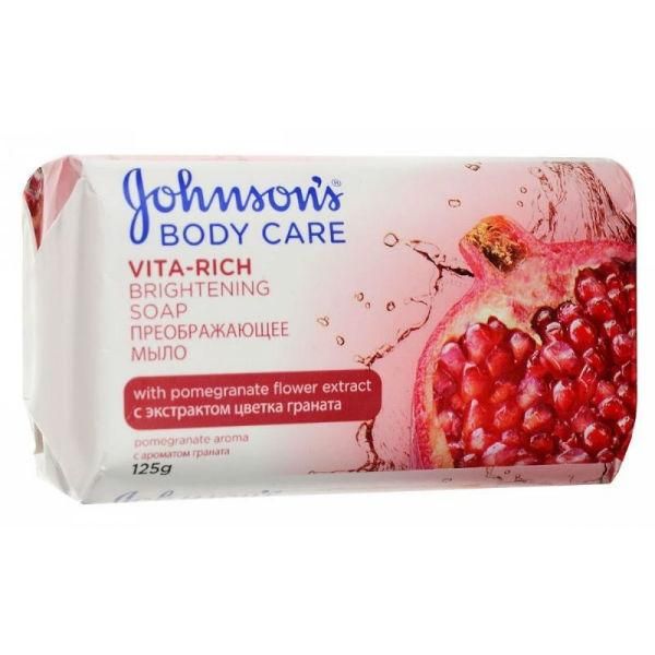 Johnsons Body Care Vita-Rich преображающее мыло с экстрактом цветка граната 125 г