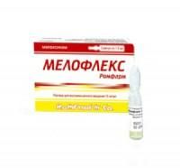 Мелофлекс ромфарм 10мг/мл р-р для в/м введ. 1.5мл амп. х5 б Мелофлекс ромфарм 10мг/мл р-р для в/м введ. 1.5мл амп. х5 б