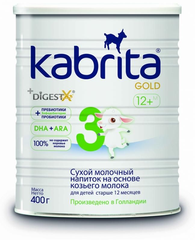 Кабрита 3 Gold с 12 мес, смесь сухая, 400 г