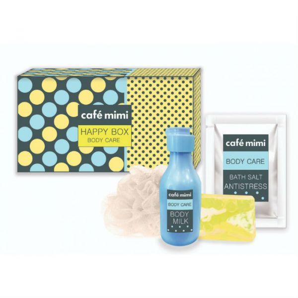 Кафе Красоты Подарочный набор для ухода за телом Happy Box Кафе Красоты Подарочный набор для ухода за телом Happy Box