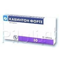 Кавинтон форте таблетки 10 мг, 30 шт. Кавинтон форте таблетки 10 мг, 30 шт.