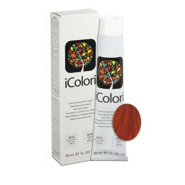 KayPro Крем-краска iColori тон 7.44 блондин медный интенсивный 90 мл