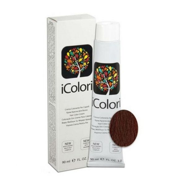 KayPro Крем-краска iColori тон 7.5 красноватый блондин 90 мл