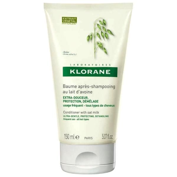 Klorane бальзам-ополаскиватель с молочком Овса смягчающий для всех типов волос 150 мл