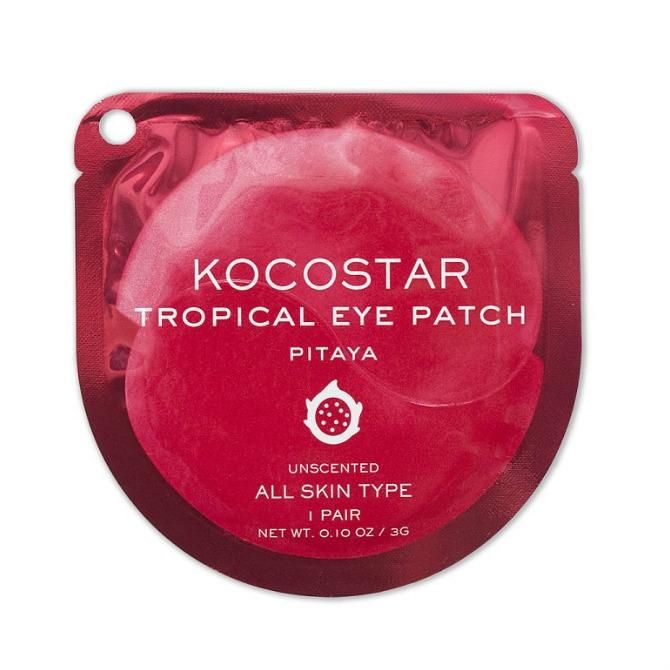 Kocostar Патчи гидрогелевые для глаз Тропические фрукты Питахайя Eye Patch Pitaya 1 пара/2 шт.