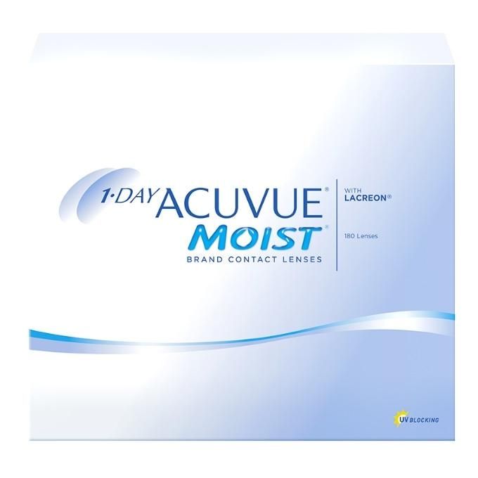 Контактные линзы 1-Day Acuvue Moist -1.75/8.5/14.2 180шт.