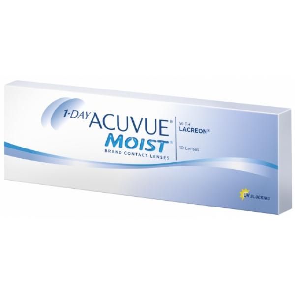 Контактные линзы 1-Day Acuvue moist 10 шт / -3.00/8.5/14.2 уп.