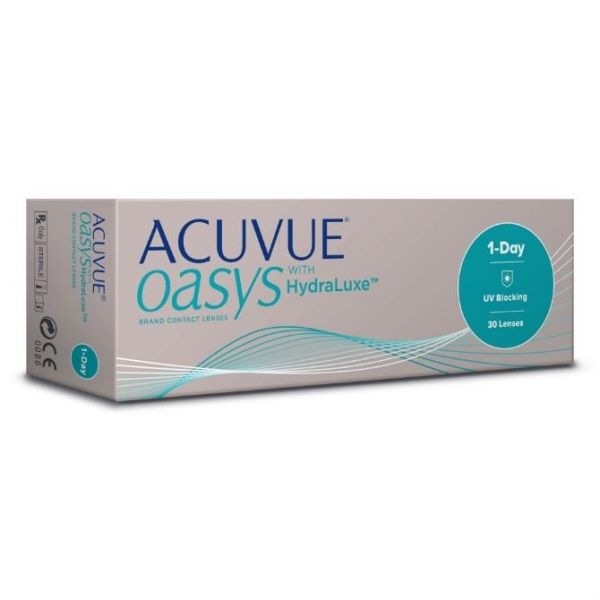 Контактные линзы 1-Day Acuvue Oasys with Hydraluxe +1.25/8.5/14.3 30шт Контактные линзы 1-Day Acuvue Oasys with Hydraluxe +1.25/8.5/14.3 30шт