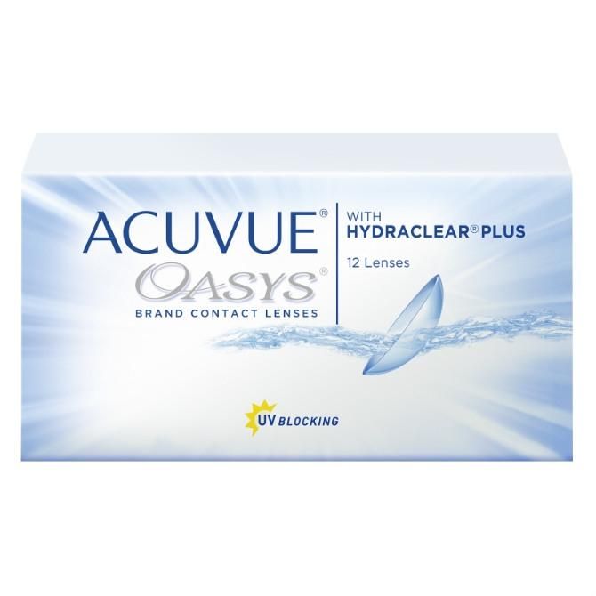 Контактные линзы Acuvue Oasys with Hydraclear Plus -0.50/8.4/14.0 12шт.