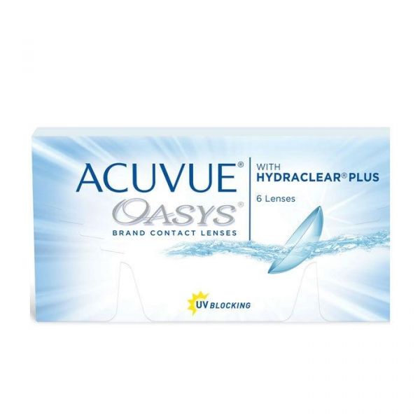 Контактные линзы Acuvue Oasys with Hydraclear Plus +3.75 / 8.8 / 14.0 6шт. Контактные линзы Acuvue Oasys with Hydraclear Plus +3.75 / 8.8 / 14.0 6шт.