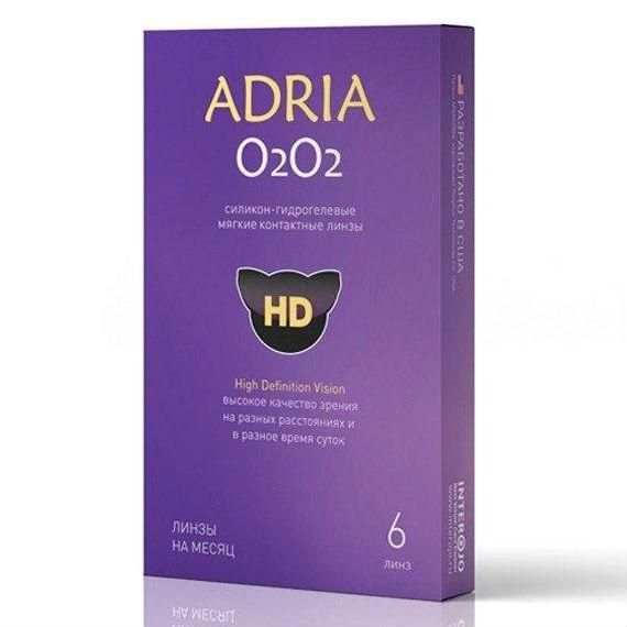 Контактные линзы ADRIA O2O2 на месяц 6 шт/ -7.00 / 8.6 / 14.2 1 упак. Контактные линзы ADRIA O2O2 на месяц 6 шт/ -7.00 / 8.6 / 14.2 1 упак.