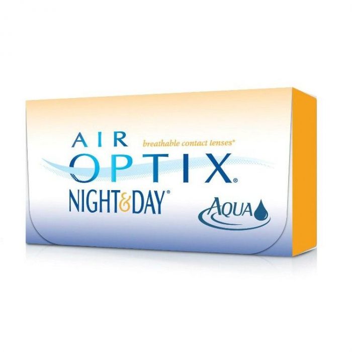 Контактные линзы Air Optix Night &amp; Day Aqua на месяц +0.25/8.4/13.8 3шт.