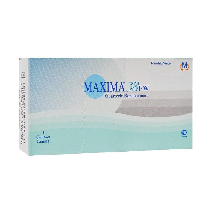 Контактные линзы Maxima 38 FW квартальные 4 шт / -5,25/8.6/14.0 уп.