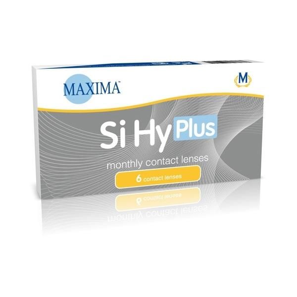 Контактные линзы Maxima Si Hy Plus на месяц 6 шт / +4.50/8.6/14.2 уп.