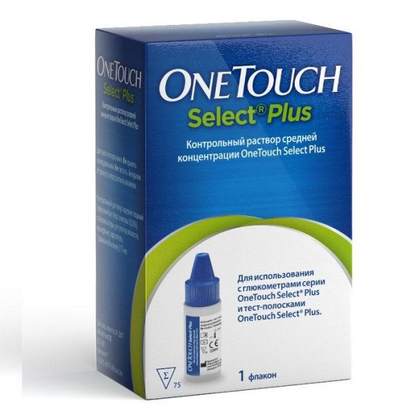 Контрольный раствор для глюкометра One&nbsp;Touch&nbsp;Select Plus