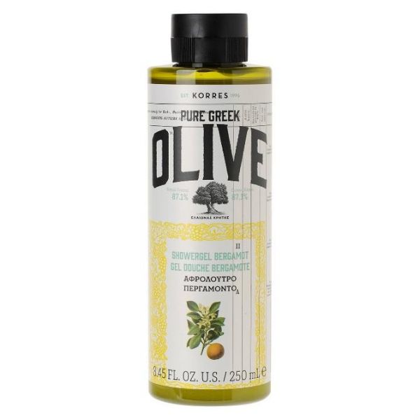 Korres Греческая Олива Гель для душа бергамот 250 мл
