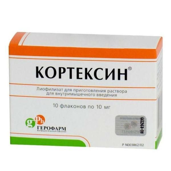 Кортексин флаконы 10 мг, 5 мл, 10 шт. Кортексин флаконы 10 мг, 5 мл, 10 шт.
