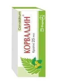 Корвалдин капли для приема внутрь, 25 мл