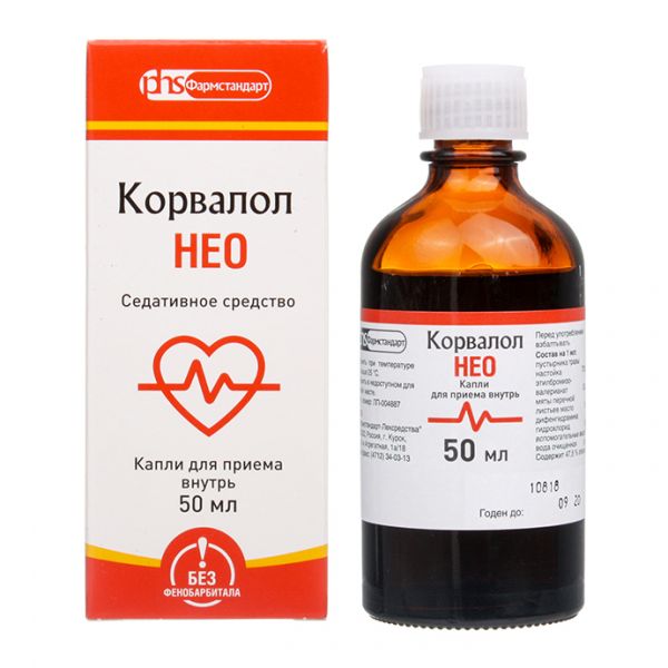 Корвалол Нео капли для приема внутрь 50 мл Корвалол Нео капли для приема внутрь 50 мл