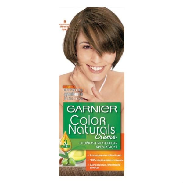 Краска для волос Гарньер Color Naturals 6 Лесной орех 1 шт.