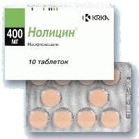 Нолицин таблетки 400 мг, 10 шт. Нолицин таблетки 400 мг, 10 шт.