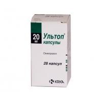 Ультоп капсулы 20 мг, 28 шт Ультоп капсулы 20 мг, 28 шт