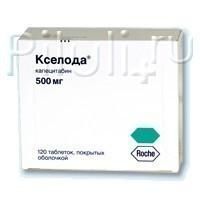 Кселода таблетки 500 мг, 120 шт. Кселода таблетки 500 мг, 120 шт.