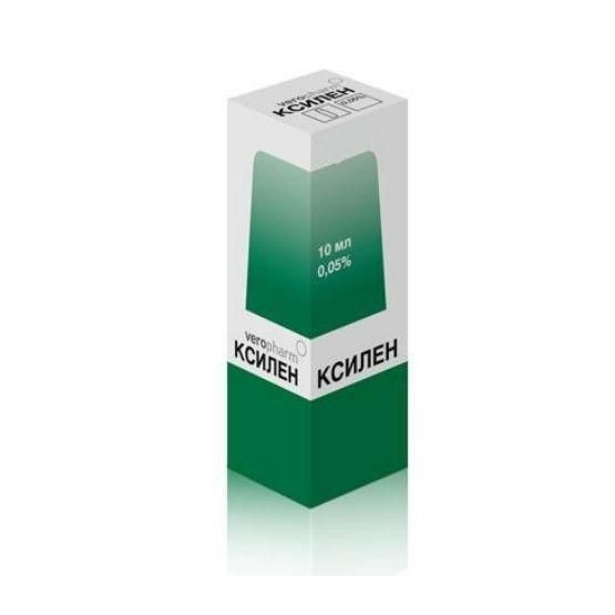Ксилен капли назальные 0,05% 10 мл Ксилен капли назальные 0,05% 10 мл