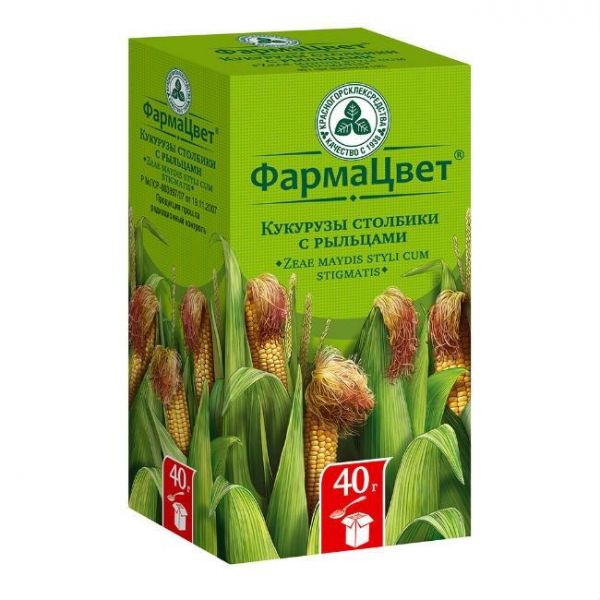 Кукурузы столбики с рыльцами пачка, 40 г Кукурузы столбики с рыльцами пачка, 40 г