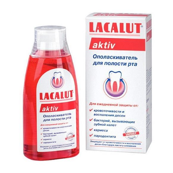 Lacalut Aktiv ополаскиватель для полости рта 300 мл Lacalut Aktiv ополаскиватель для полости рта 300 мл