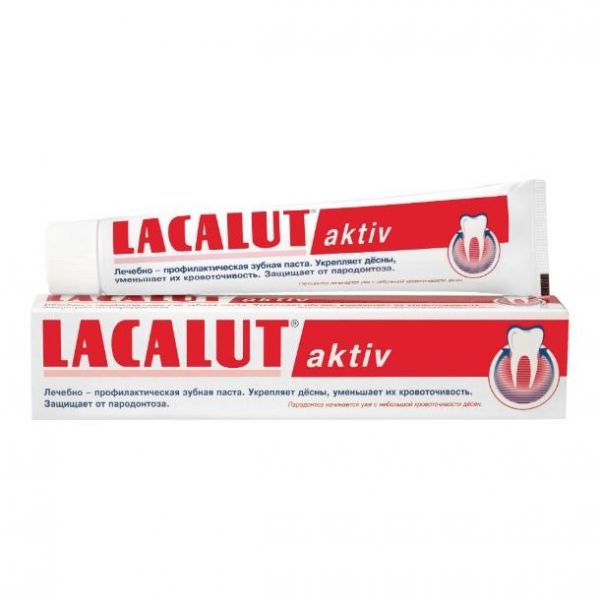 Lacalut Aktiv Зубная паста 50мл Lacalut Aktiv Зубная паста 50мл