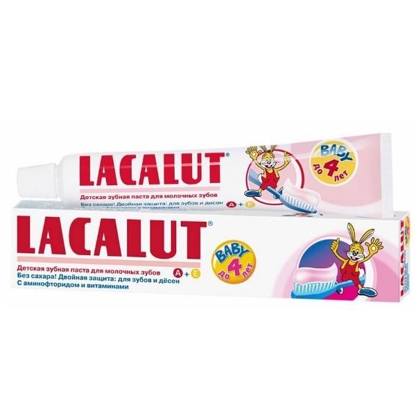 Lacalut Baby Зубная паста до 4х лет 50мл Lacalut Baby Зубная паста до 4х лет 50мл