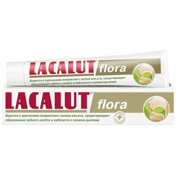 Lacalut Flora зубная паста 50 мл Lacalut Flora зубная паста 50 мл