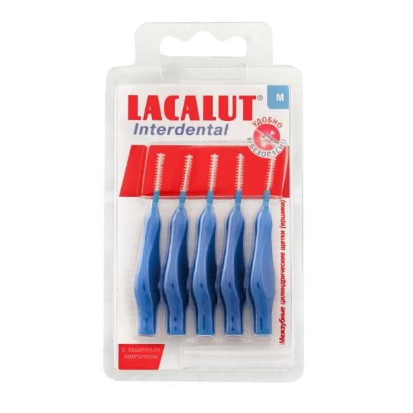 Lacalut Interdental Ершики межзубные цилиндрические M 5шт