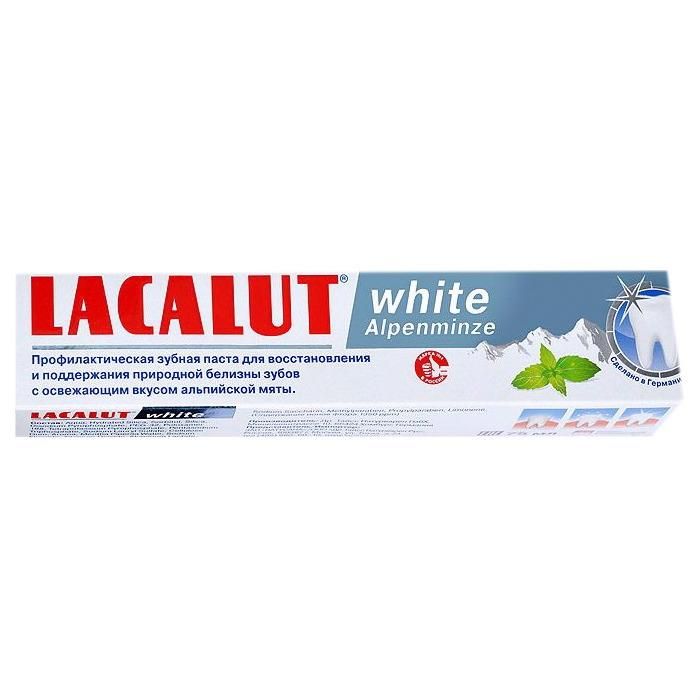 Lacalut White Alpenminze зубная паста 75 мл