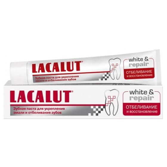 Lacalut White &amp; Repair зубная паста 75 мл