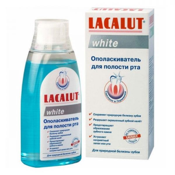 Lacalut White ополаскиватель для полости рта 300 мл Lacalut White ополаскиватель для полости рта 300 мл