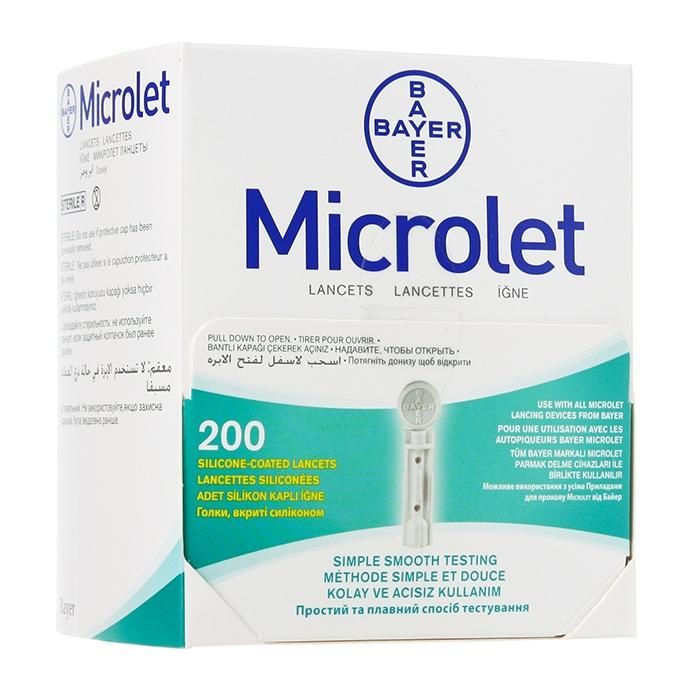 Ланцеты Microlet 200 шт.