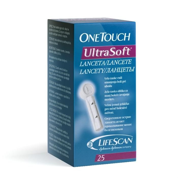 Ланцеты One Touch Ultra Soft 25 шт.